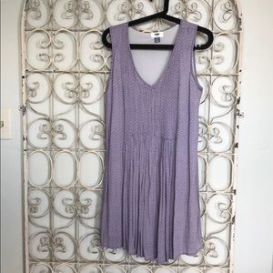 Purple Pattered Dress